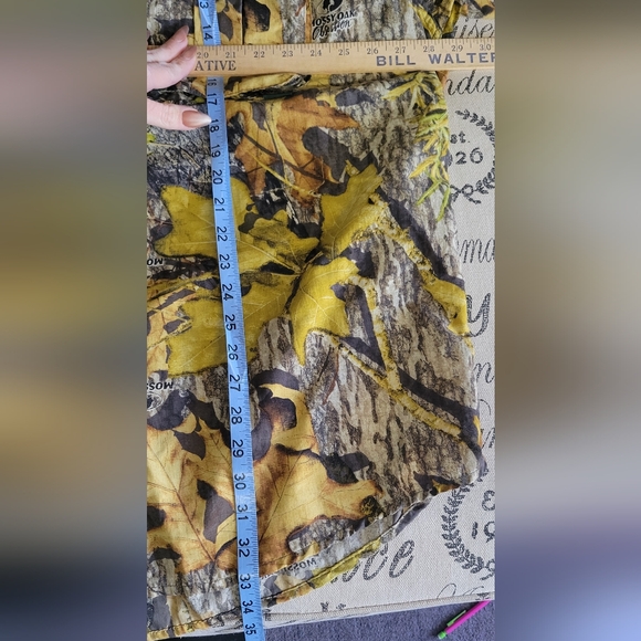 MOSSY OAK | Camouflage Short Sleeve Men's Button Down | Size 2X - Picture 8 of 10
